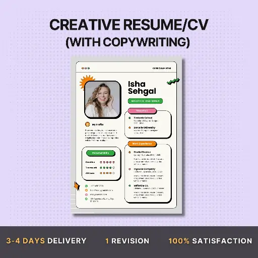 Creative Resume/CV (with Copywriting)