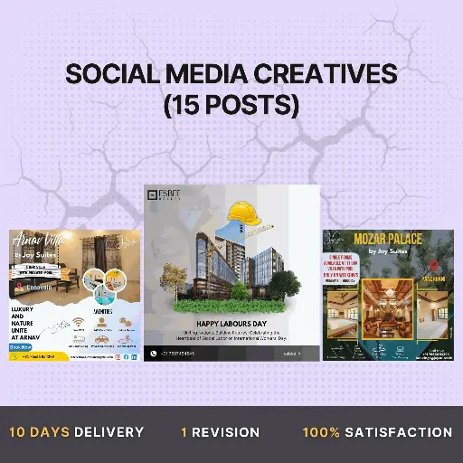 Social Media Creatives (15 Posts)